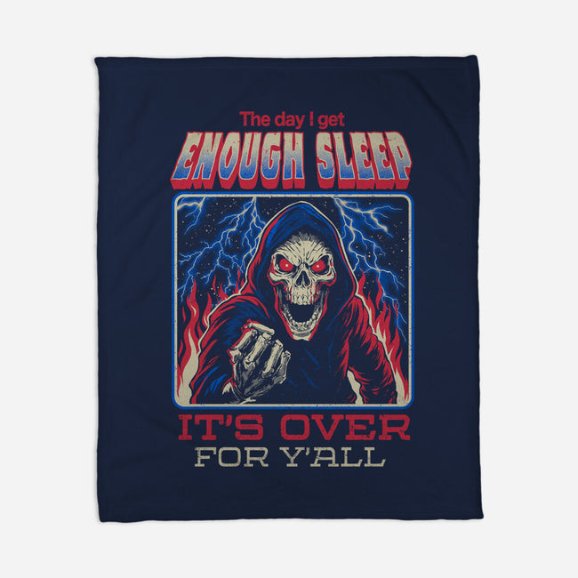 The Day I Get Enough Sleep-None-Fleece-Blanket-eduely