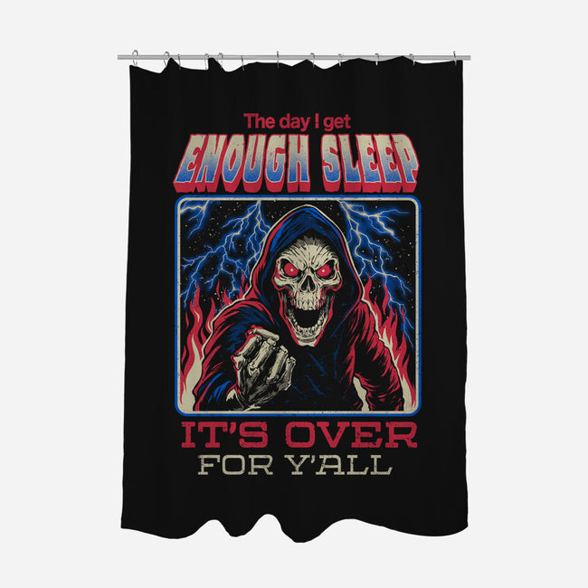 The Day I Get Enough Sleep-None-Polyester-Shower Curtain-eduely