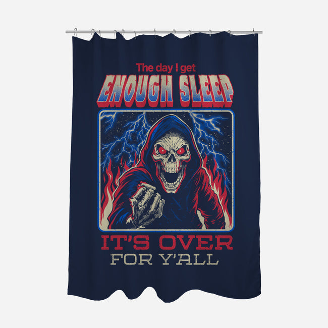 The Day I Get Enough Sleep-None-Polyester-Shower Curtain-eduely