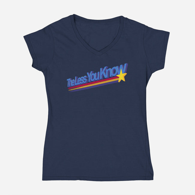 The Less You Know-Womens-V-Neck-Tee-estudiofitas