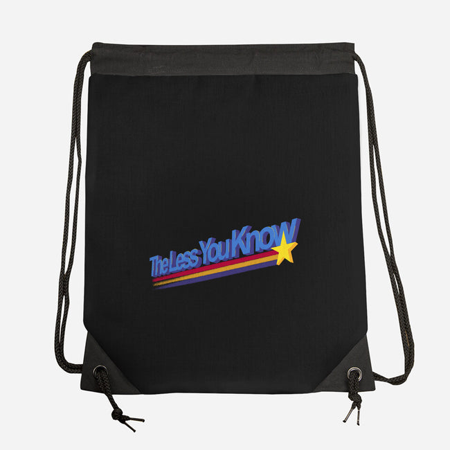 The Less You Know-None-Drawstring-Bag-estudiofitas