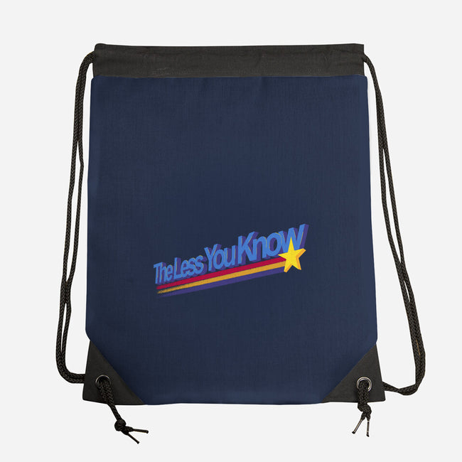 The Less You Know-None-Drawstring-Bag-estudiofitas