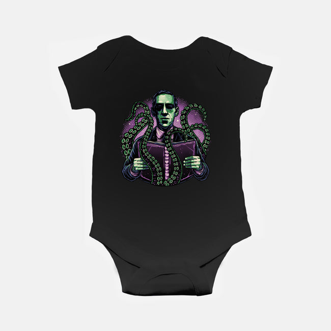 Crafting Horror And Macabre-Baby-Basic-Onesie-glitchygorilla