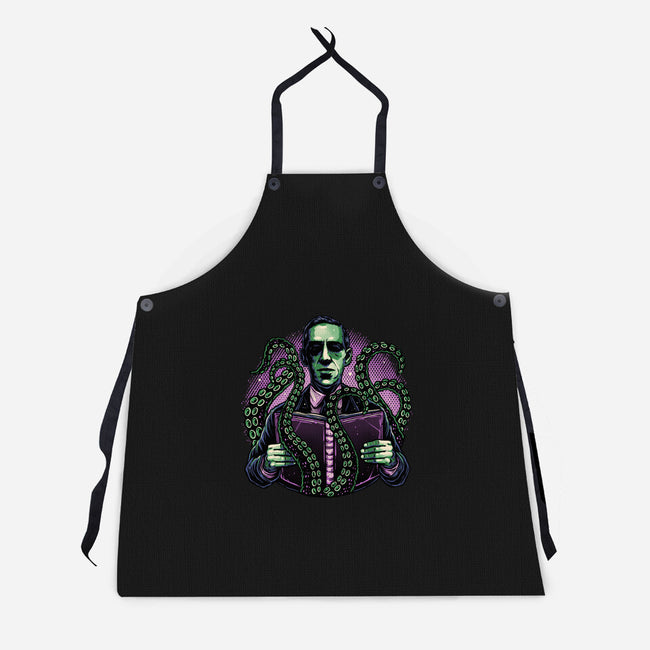 Crafting Horror And Macabre-Unisex-Kitchen-Apron-glitchygorilla