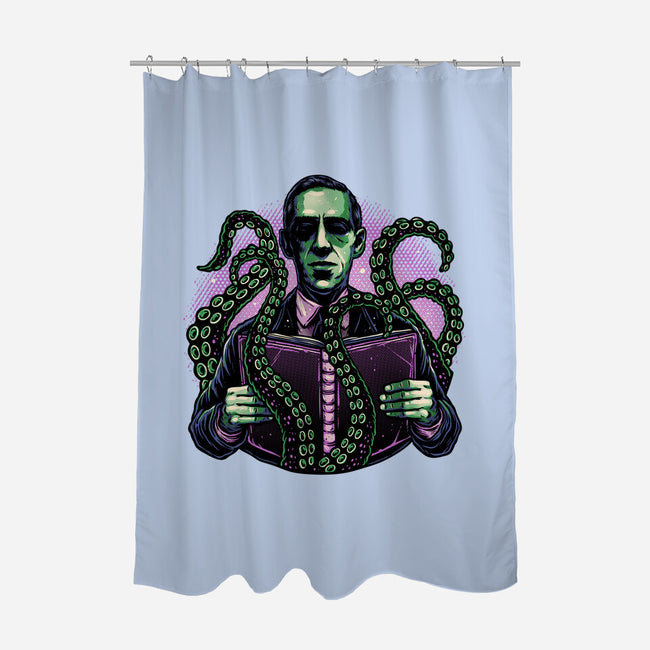Crafting Horror And Macabre-None-Polyester-Shower Curtain-glitchygorilla