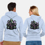 Crafting Horror And Macabre-Unisex-Zip-Up-Sweatshirt-glitchygorilla