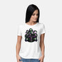 Crafting Horror And Macabre-Womens-Basic-Tee-glitchygorilla