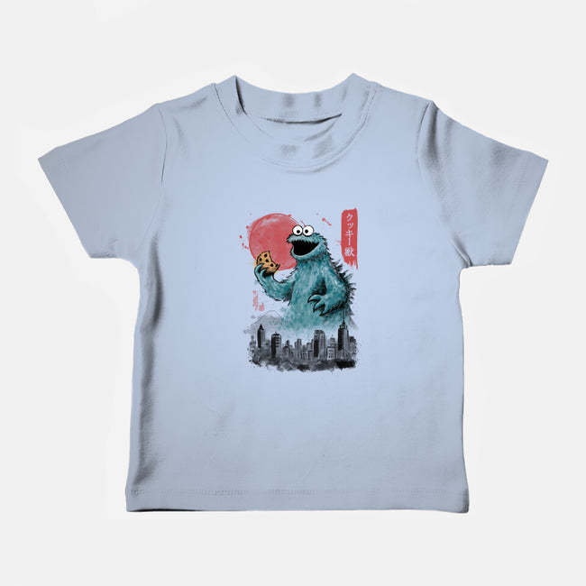Cookie Kaiju-Baby-Basic-Tee-NMdesign