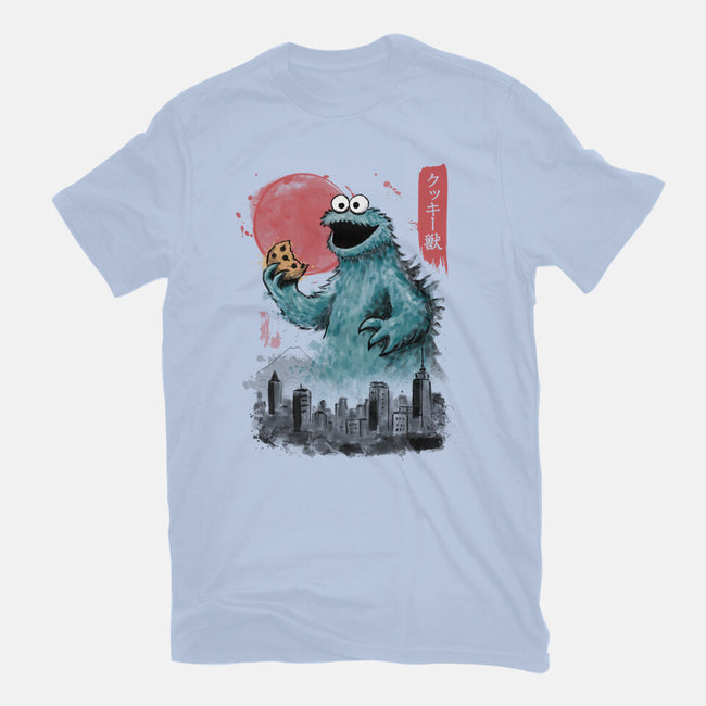 Cookie Kaiju-Womens-Fitted-Tee-NMdesign
