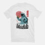 Cookie Kaiju-Womens-Fitted-Tee-NMdesign