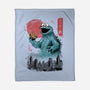 Cookie Kaiju-None-Fleece-Blanket-NMdesign