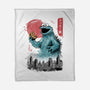 Cookie Kaiju-None-Fleece-Blanket-NMdesign