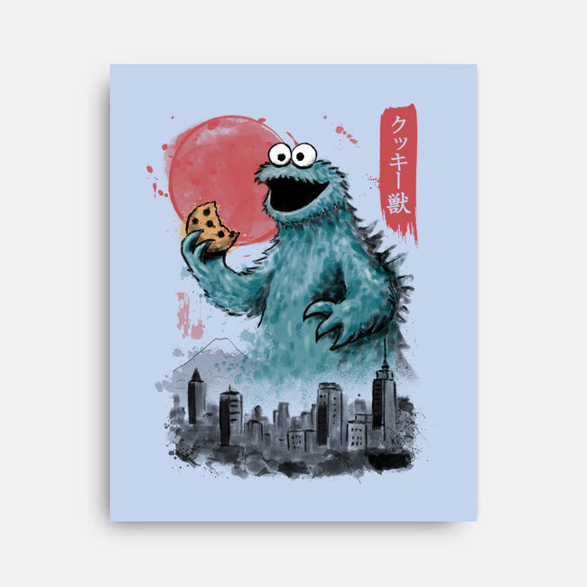 Cookie Kaiju-None-Stretched-Canvas-NMdesign