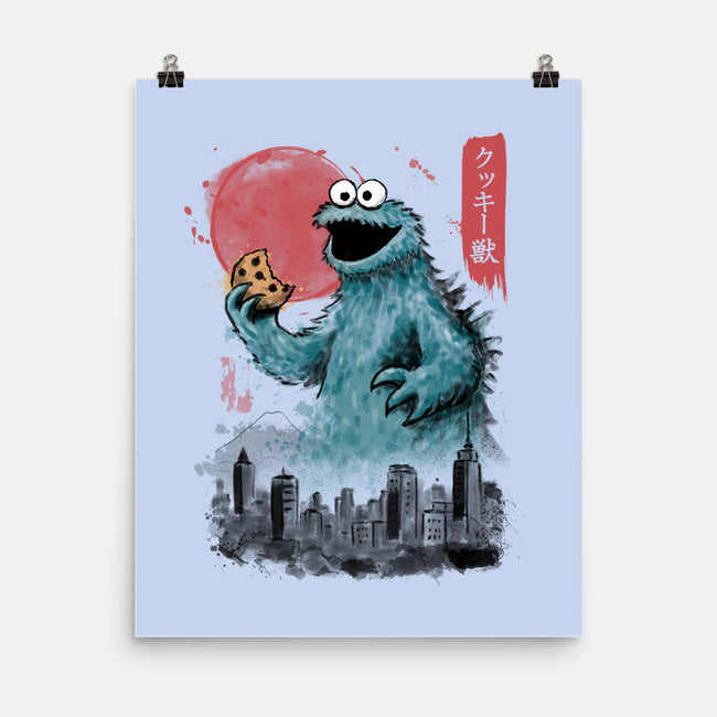 Cookie Kaiju-None-Matte-Poster-NMdesign