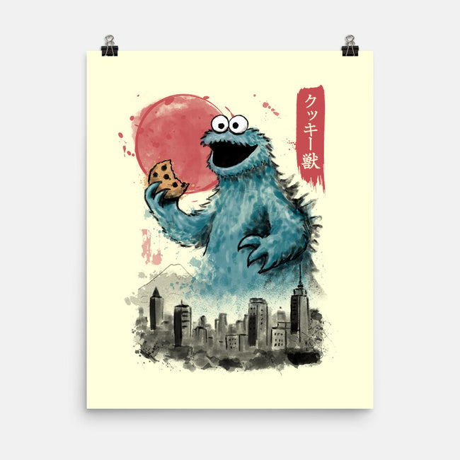 Cookie Kaiju-None-Matte-Poster-NMdesign
