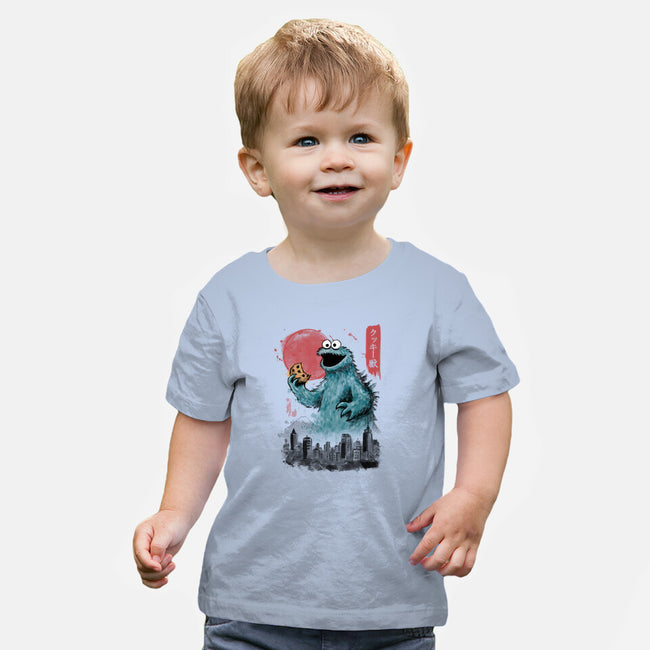 Cookie Kaiju-Baby-Basic-Tee-NMdesign