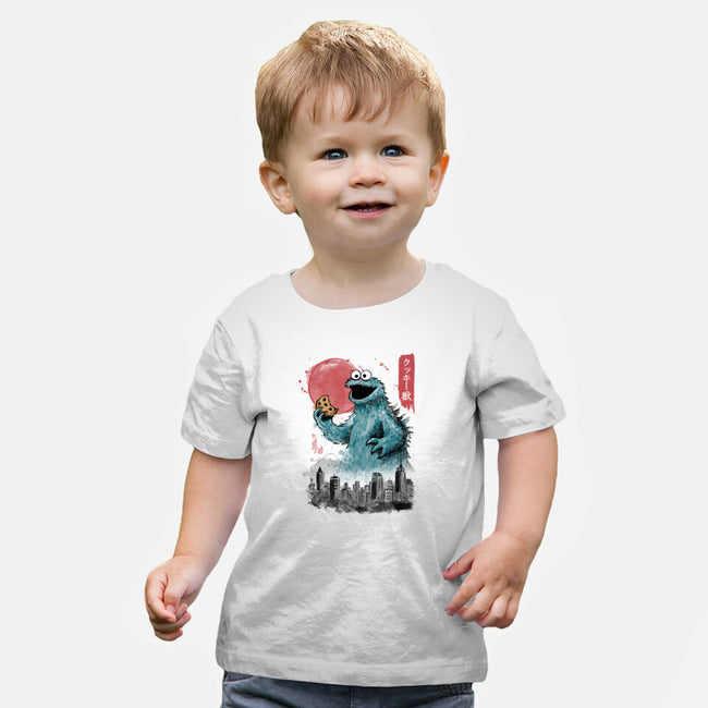 Cookie Kaiju-Baby-Basic-Tee-NMdesign