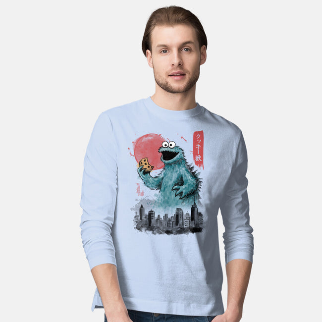 Cookie Kaiju-Mens-Long Sleeved-Tee-NMdesign