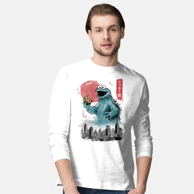 Cookie Kaiju-Mens-Long Sleeved-Tee-NMdesign