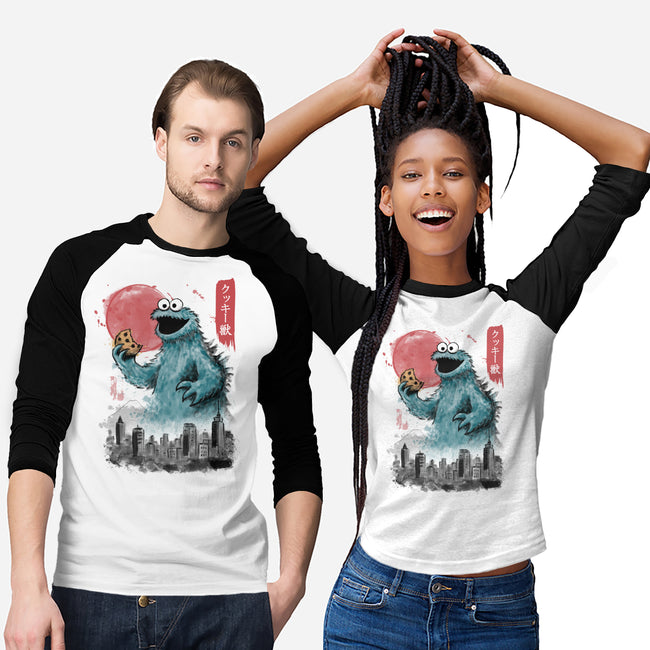 Cookie Kaiju-Unisex-Baseball-Tee-NMdesign