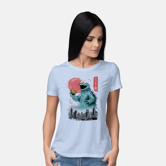 Cookie Kaiju-Womens-Basic-Tee-NMdesign