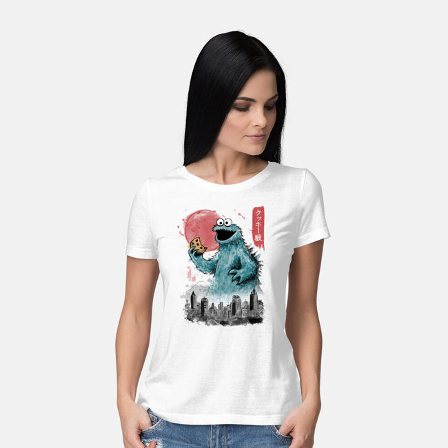 Cookie Kaiju-Womens-Basic-Tee-NMdesign