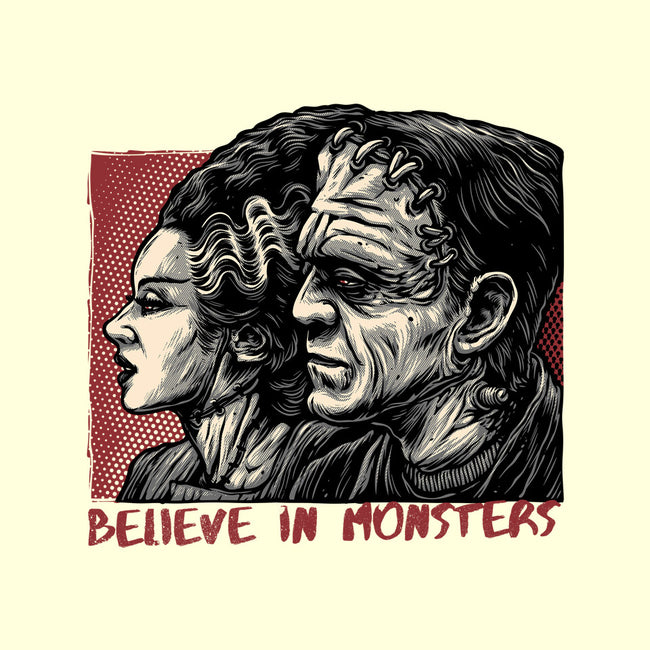 Believe In Monsters-None-Matte-Poster-glitchygorilla