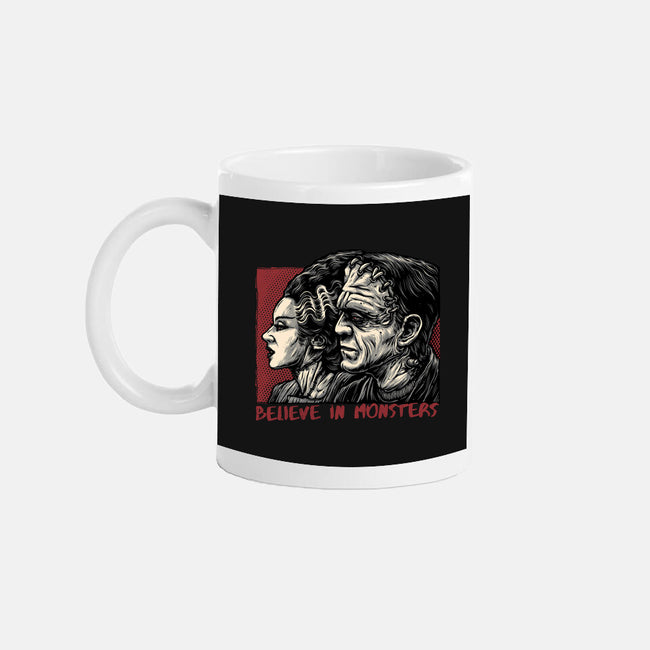 Believe In Monsters-None-Mug-Drinkware-glitchygorilla
