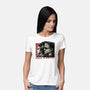 Believe In Monsters-Womens-Basic-Tee-glitchygorilla