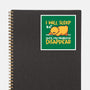 Sleeping Duck With Problems-None-Glossy-Sticker-NemiMakeit