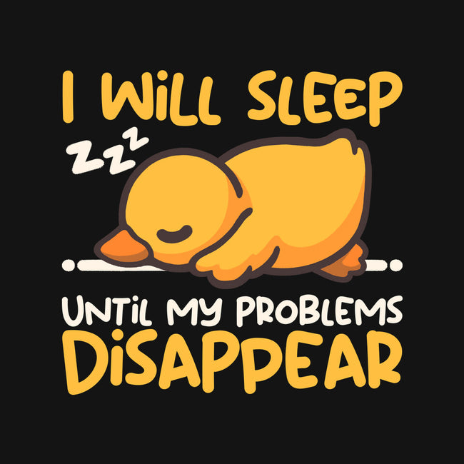 Sleeping Duck With Problems-Mens-Long Sleeved-Tee-NemiMakeit