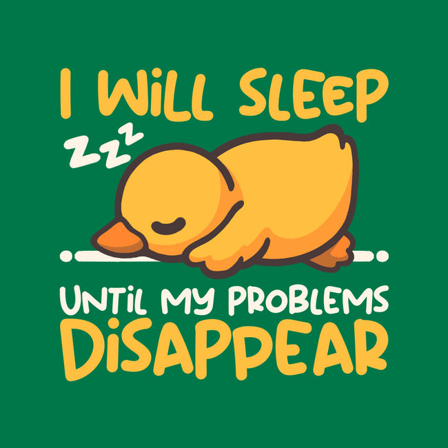 Sleeping Duck With Problems-Mens-Long Sleeved-Tee-NemiMakeit