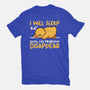 Sleeping Duck With Problems-Womens-Fitted-Tee-NemiMakeit