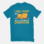 Sleeping Duck With Problems-Womens-Fitted-Tee-NemiMakeit