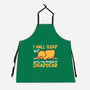 Sleeping Duck With Problems-Unisex-Kitchen-Apron-NemiMakeit