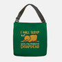 Sleeping Duck With Problems-None-Adjustable Tote-Bag-NemiMakeit