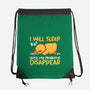 Sleeping Duck With Problems-None-Drawstring-Bag-NemiMakeit