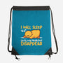 Sleeping Duck With Problems-None-Drawstring-Bag-NemiMakeit