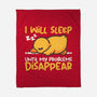 Sleeping Duck With Problems-None-Fleece-Blanket-NemiMakeit