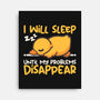 Sleeping Duck With Problems-None-Stretched-Canvas-NemiMakeit