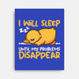 Sleeping Duck With Problems-None-Stretched-Canvas-NemiMakeit