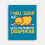 Sleeping Duck With Problems-None-Stretched-Canvas-NemiMakeit