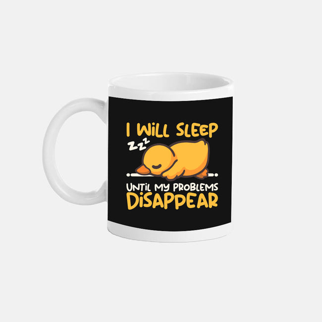 Sleeping Duck With Problems-None-Mug-Drinkware-NemiMakeit