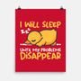 Sleeping Duck With Problems-None-Matte-Poster-NemiMakeit