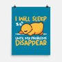 Sleeping Duck With Problems-None-Matte-Poster-NemiMakeit