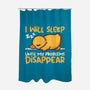 Sleeping Duck With Problems-None-Polyester-Shower Curtain-NemiMakeit