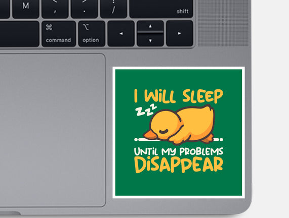 Sleeping Duck With Problems