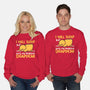 Sleeping Duck With Problems-Unisex-Crew Neck-Sweatshirt-NemiMakeit