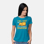 Sleeping Duck With Problems-Womens-Basic-Tee-NemiMakeit