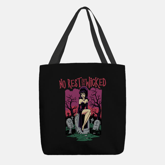 No Rest For The Wicked-None-Basic Tote-Bag-P1yu5h